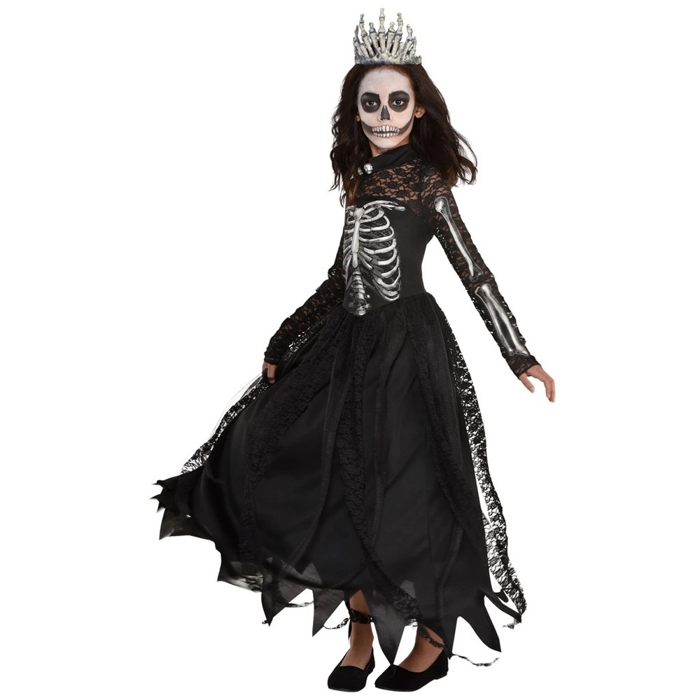 Skeleton Princess Kids Costume
